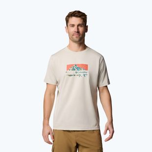 Columbia Ice Lake II SS Férfi póló sötét kő/csúcs irányba