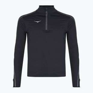 Férfi HOKA GlideTech Quarter Zip futó melegítőfelső fekete