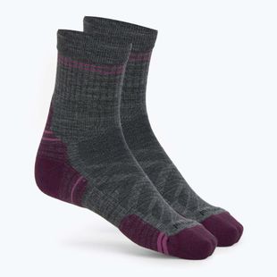 Női zokni Samrtwool Hike Targeted Cushion Mid Crew közepes szürke