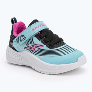 SKECHERS Microspec Advance aqua/lila gyermekcipő