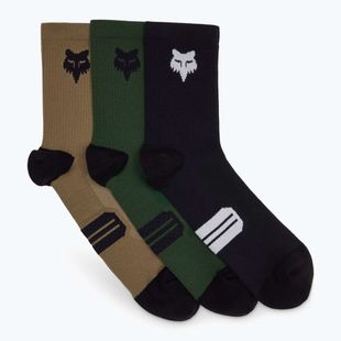 Zokni Fox Racing 6 Ranger Prepack 3 pairs black/multi