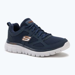 Férfi SKECHERS Burns Agoura tengerészkék/narancs cipő