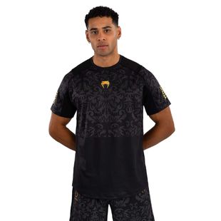 Venum x Ilia Topuria férfi edzőpóló Unmatched Dry-Tech fekete/arany