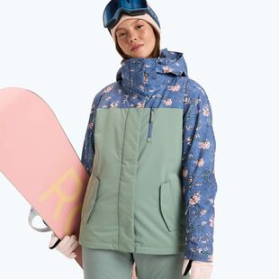 Női snowboard kabát ROXY Roxy Jetty Block wild wind chloe blossom