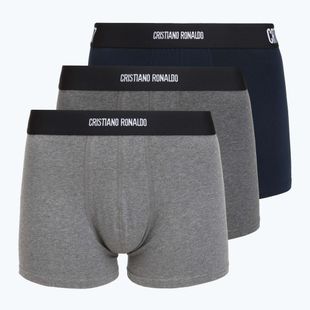 Férfi boxer nadrág CR7 Basic Trunk 3 pack multicolour