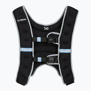 XTREXO súlyozott edzőmellény fekete WV-05