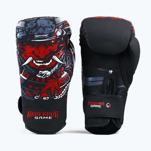 Boxkesztyű Ground Game Samurai  fekete 21BOXGLOSAM10