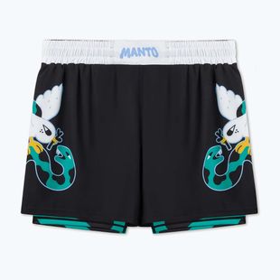 Férfi edzőshort MANTO Dove fekete
