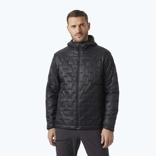 Férfi Helly Hansen Lifaloft Hooded Insulator hibrid dzseki fekete matt