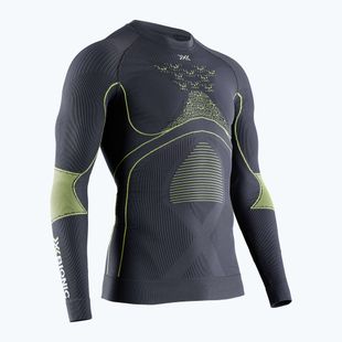 Férfi termoaktív pulóver X-Bionic Energy Accumulator 4.0 charcoal/yellow