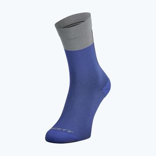 Zokni SCOTT Block Stripe Crew dark blue/spray grey