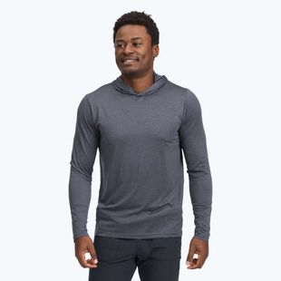 Férfi trekking pulóver Black Diamond Circuit Hoody faszén színű