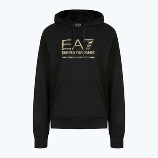 Férfi EA7 Emporio Armani Train Visibility Hoodie fekete / arany