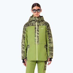 Női sídzseki Oakley Tc Juno Reduct Shell Jacket 2.0 duality swirl dbl green