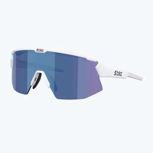 Napszemüveg Bliz Breeze matte white/smoke blue multi/pink