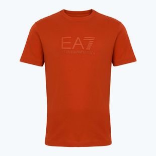 Férfi EA7 Emporio Armani Visibility Cotton Crew póló rooibos tea póló