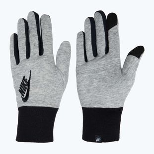 Női futókesztyű Nike Club Fleece grey heather/black/black