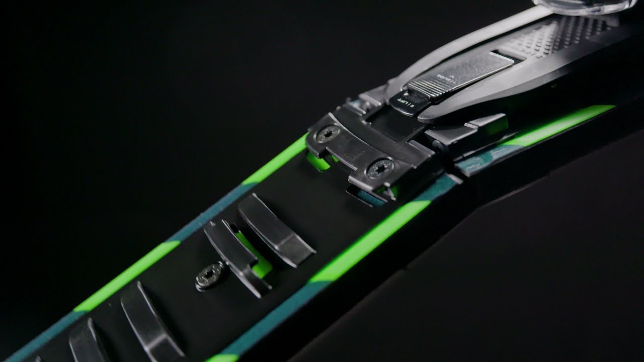 Férfi összecsukható síléc Elan VOYAGER BLACK fekete + EMX 12 AARHLK20