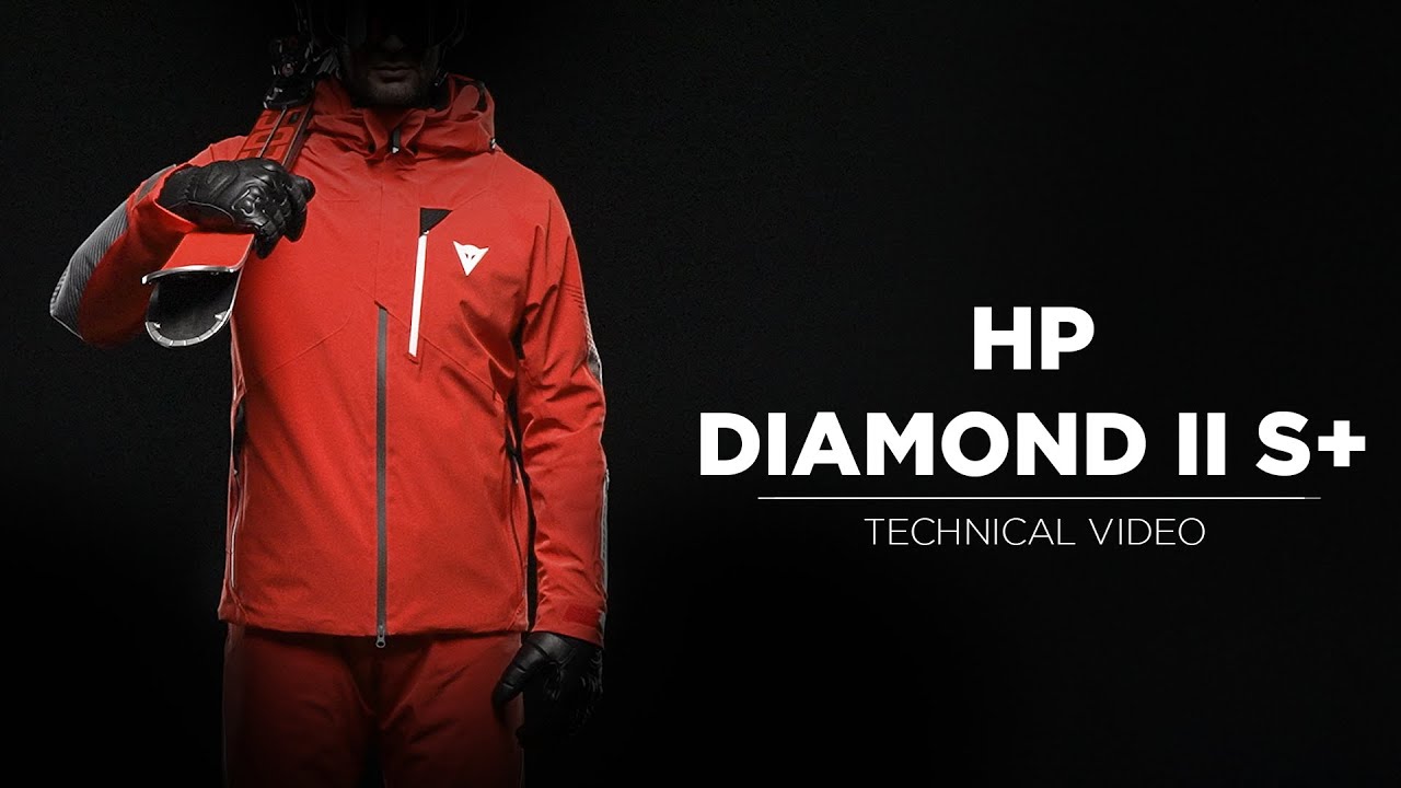 Férfi sí kabát Dainese Hp Diamond II S+ fire red