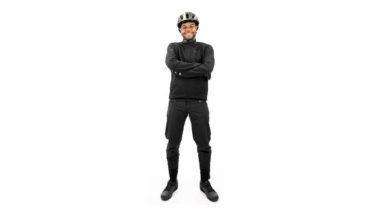 Férfi kerékpáros dzseki Endura Singletrack Softshell black